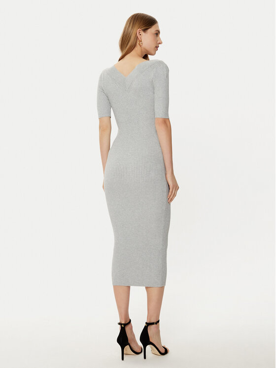 Guess Guess Rochie tricotată W5RK11 Z2V62 Gri Bodycon Fit