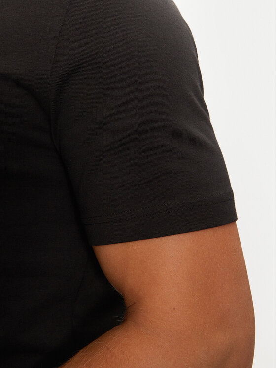 Calvin Klein Calvin Klein T-Shirt Raised Line Logo K10K113587 Schwarz Regular Fit