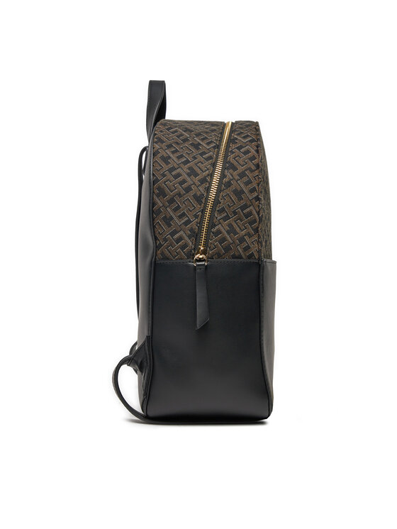 Tommy Hilfiger Rucksack Th Jacquard Backpack AW0AW17074 Schwarz Modivo