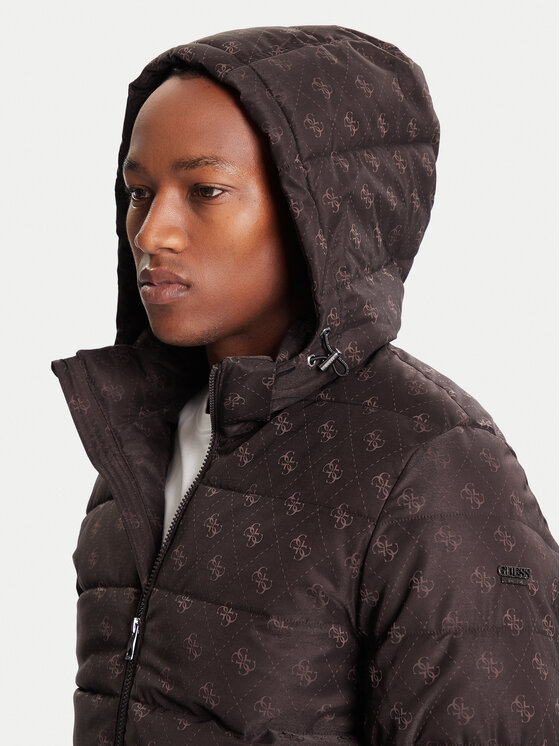 Guess Guess Zimní bunda M5BL0B W2322 Hnědá Relaxed Fit