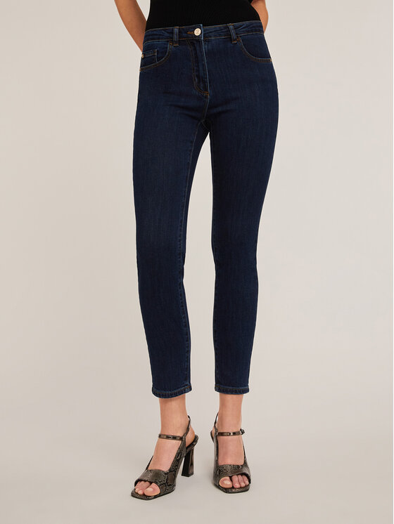 Motivi Motivi Jeansy P428Q403728N034 Niebieski Flare Fit
