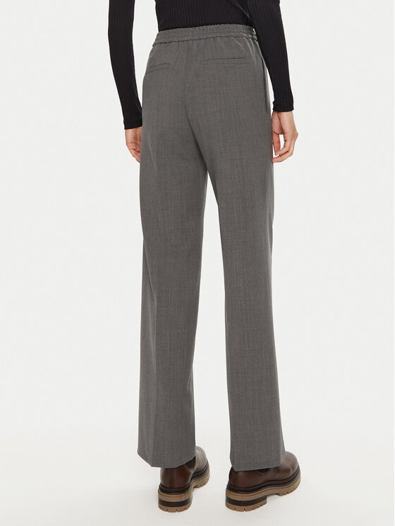 Weekend Max Mara Weekend Max Mara Spodnie materiałowe Petra 2425136022 Szary Loose Fit