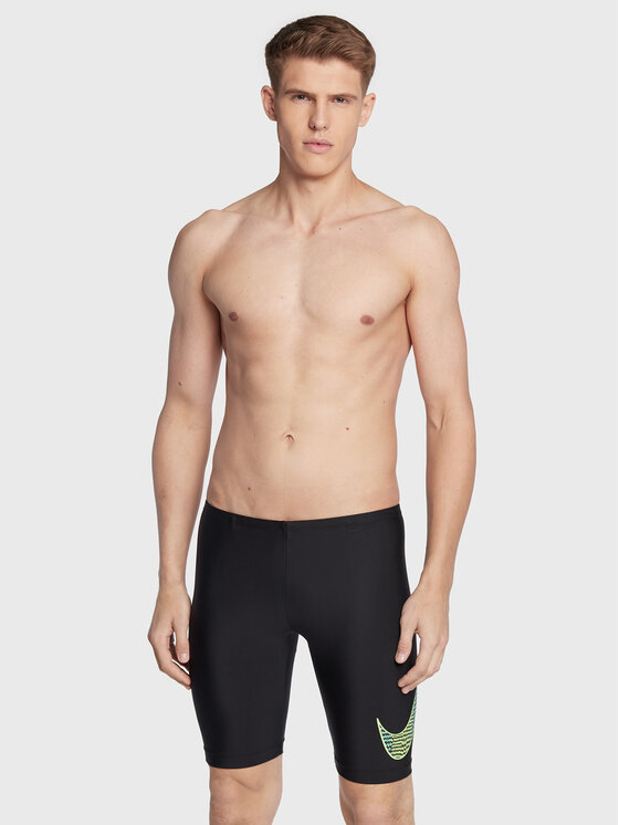Nike Nike Badehose Outline Logo Jammerpio NESSC588 Schwarz