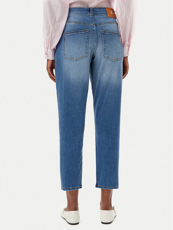 Fracomina Fracomina Jeansy FP25SVD005D42002 Niebieski Mom Fit