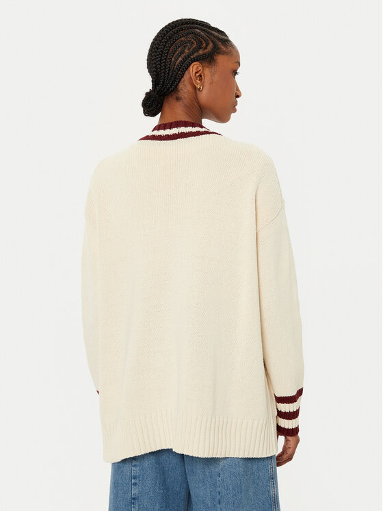 Weekend Max Mara Weekend Max Mara Kardigan Vicolo 2515341061 Écru Regular Fit