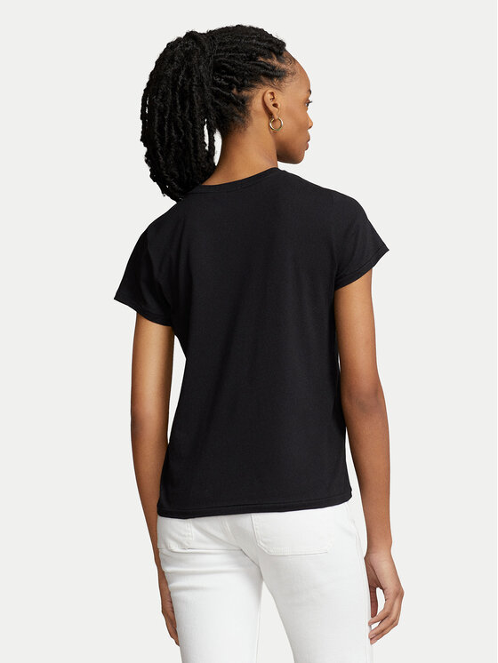 Polo Ralph Lauren Polo Ralph Lauren T-shirt 211898698007 Crna Regular Fit