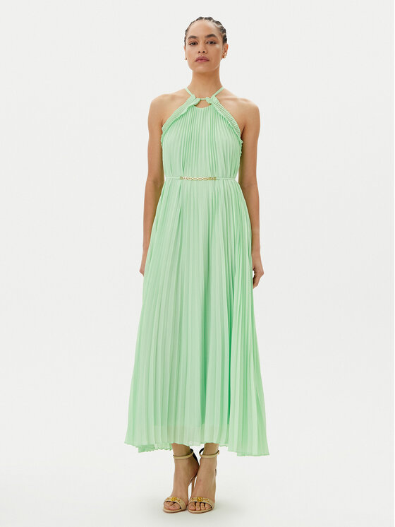 TWINSET TWINSET Rochie cocktail 251TP2332 Verde Regular Fit