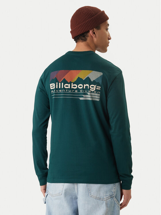 Billabong Longsleeve Range EBYZT00391 Zielony Regular Fit