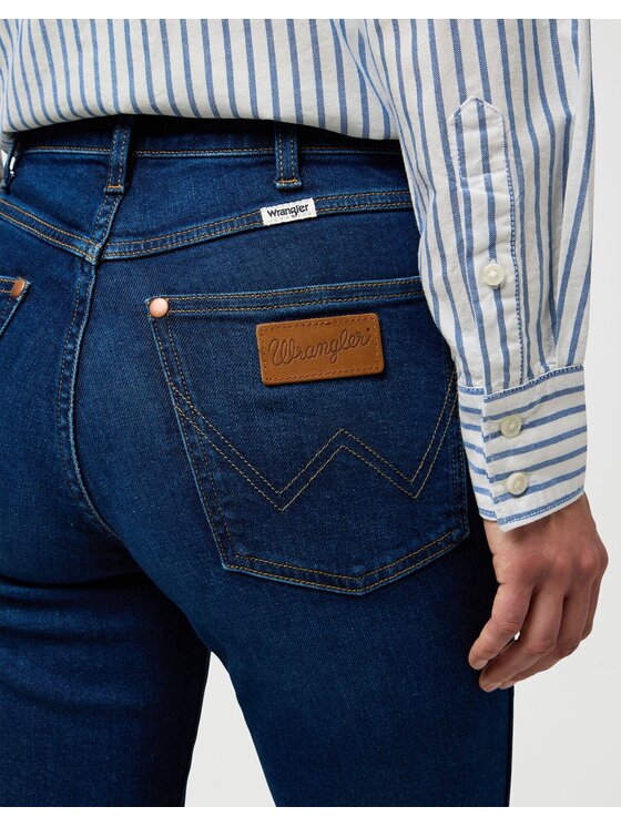 Wrangler Wrangler Jeansy STRAIGHT Niebieski Straight Leg