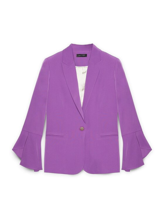Fiorella Rubino Fiorella Rubino Giacca di transizione Q500T000177N029 Viola A-Line Fit