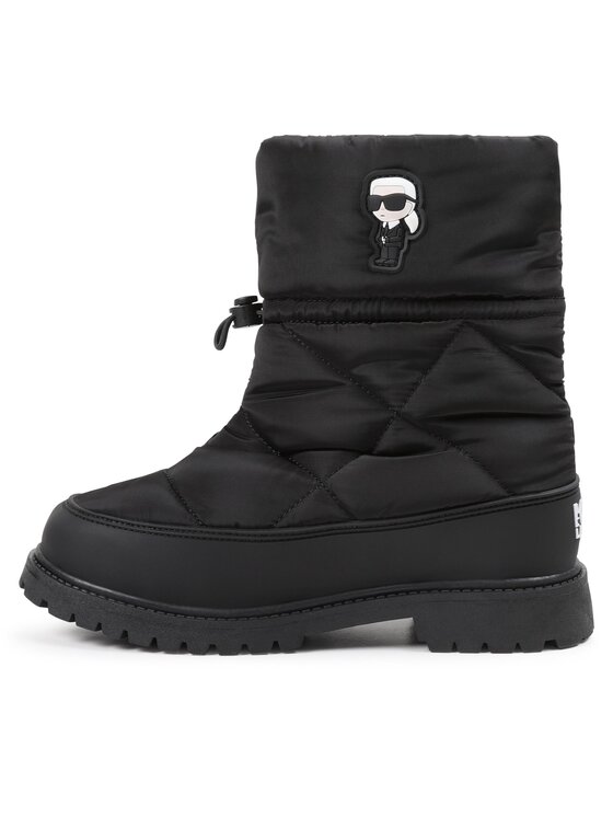 Karl Lagerfeld Kids Karl Lagerfeld Kids Μπότες Χιονιού Z19119 S Μαύρο