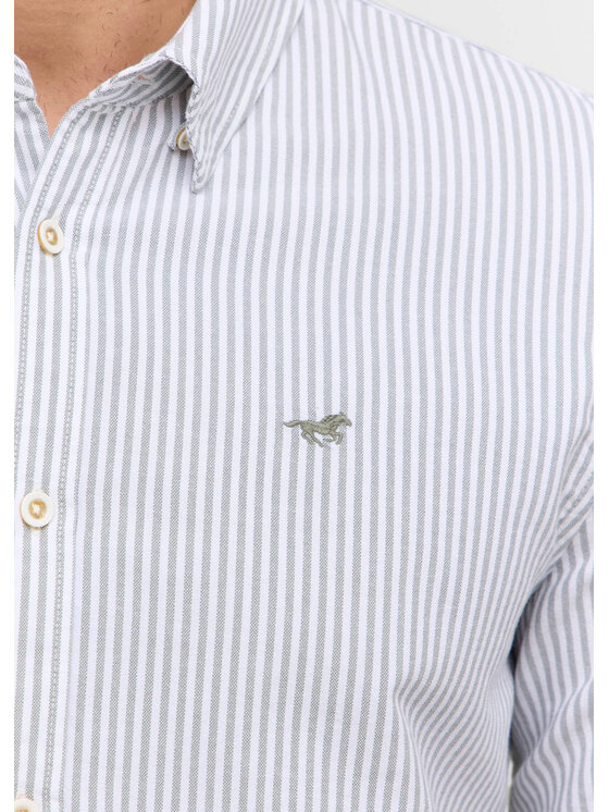 Mustang Mustang Camicia Style Edinburg Bianco Regular Fit