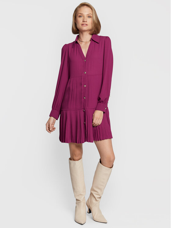 Vestito chemisier WF2316 T0414 Rosa Regular Fit