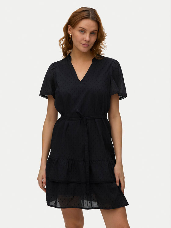 Vero Moda Vero Moda Koktejlové šaty Trine 10342726 Čierna Regular Fit