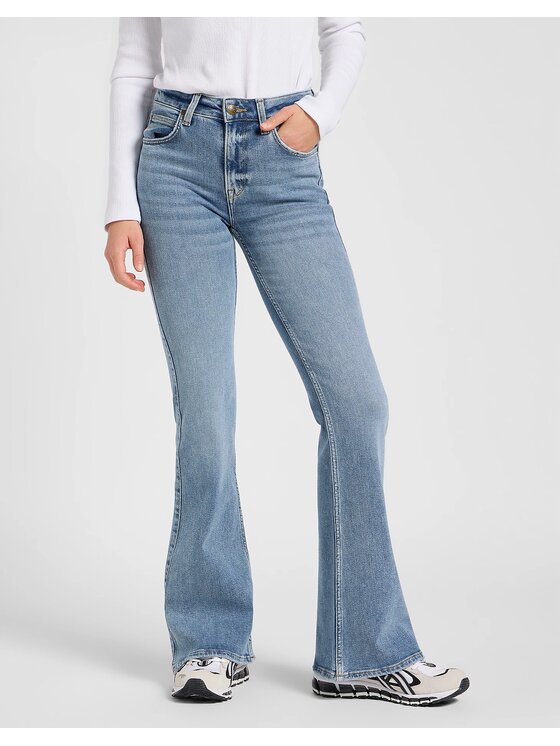 Lee Lee Jeansy BREESE Niebieski Slim Fit