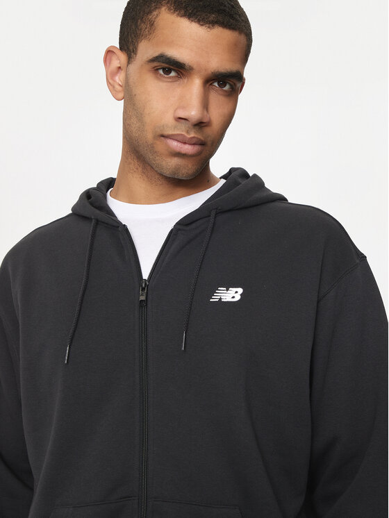 New Balance New Balance Pulóver Essentials MJ41501 Fekete Regular Fit