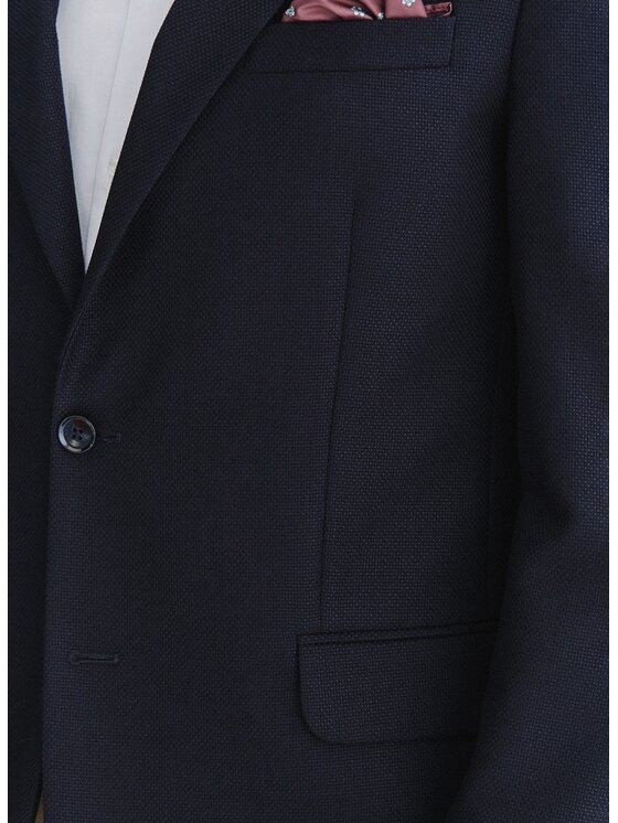 Pako Lorente Pako Lorente Marynarka P25WP-3X-030 Granatowy Slim Fit