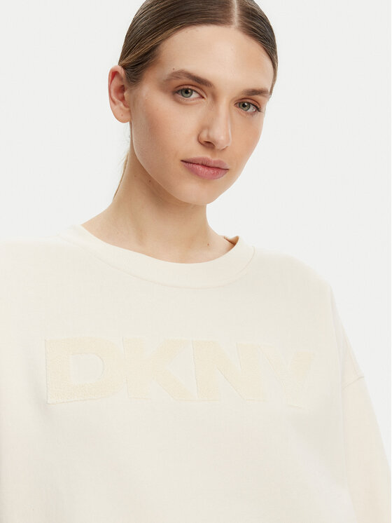 DKNY Sport DKNY Sport Mikina DP5T1140 Écru Regular Fit