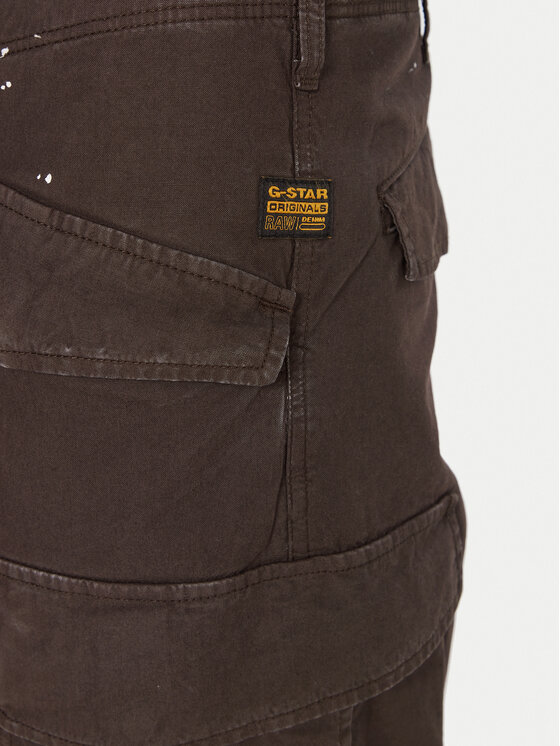 G-Star Raw G-Star Raw Kalhoty z materiálu MA1 Cargo D26945-D388 Hnědá Regular Fit