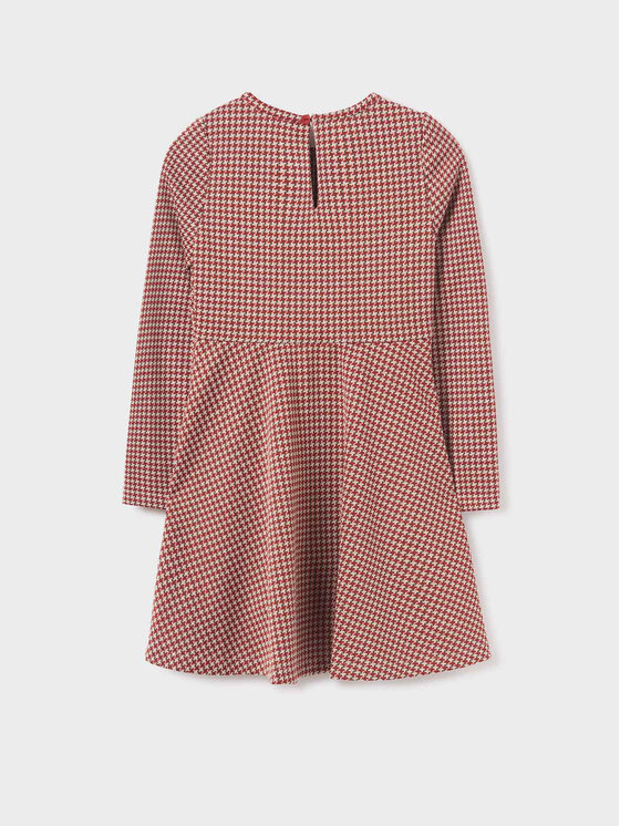 Mayoral Mayoral Sukienka codzienna 7.966 Czerwony Regular Fit