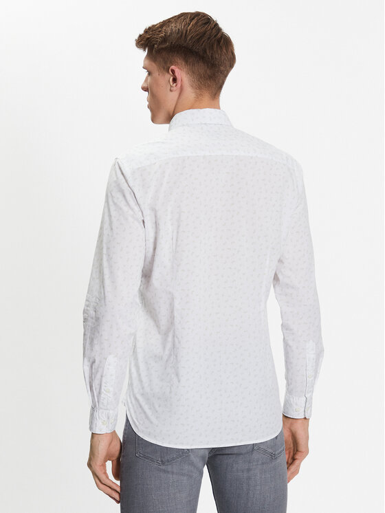 Pepe Jeans Pepe Jeans Koszula PM308023 Biały Slim Fit