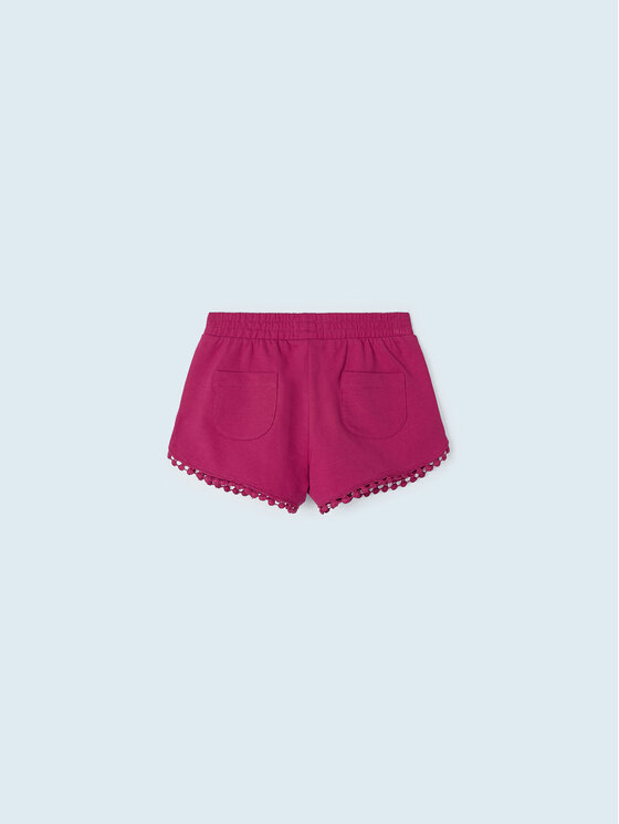 Pantaloncini di tessuto 607 Bordeaux Regular Fit