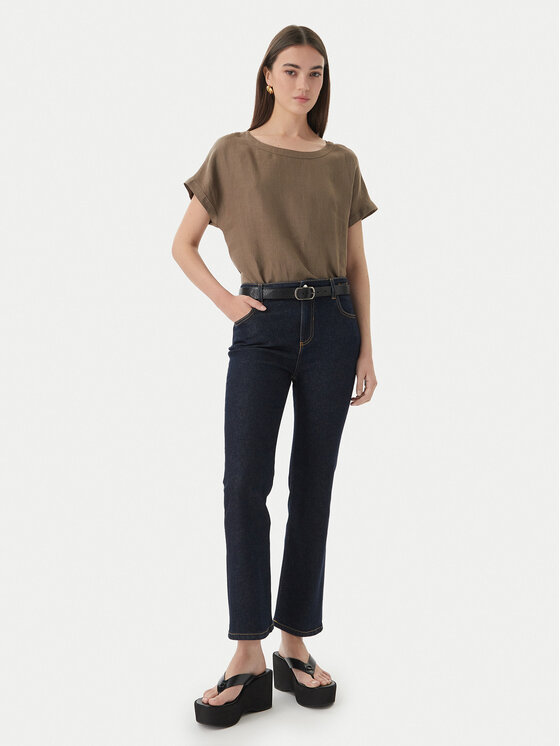 Marella Marella Blugi 2613181074 Bleumarin Straight Fit