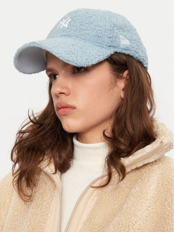 New Era New Era Шапка с козирка Borg New York Yankees 9FORTY 60580743 Светлосиньо