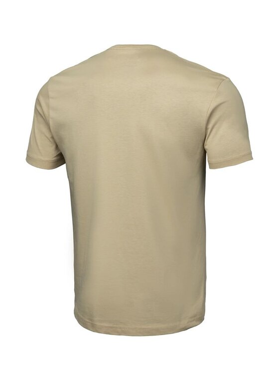 PITBULL PITBULL T-Shirt Koszulka Beżowy Regular Fit