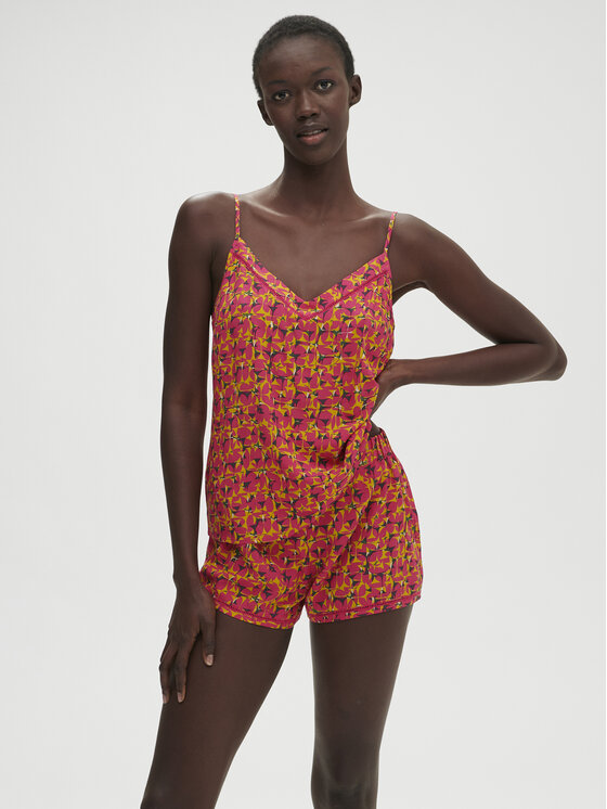 Simone Pérèle Simone Pérèle Cămașă pijama Songe 18S900 Roz Comfort Fit