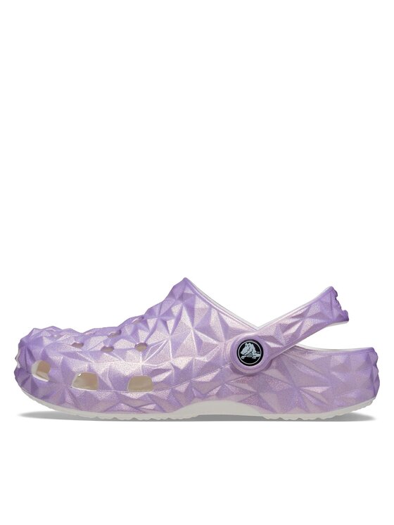 Crocs Crocs Παντόφλες Classic Iridescent Geo Clog 209841 Μωβ