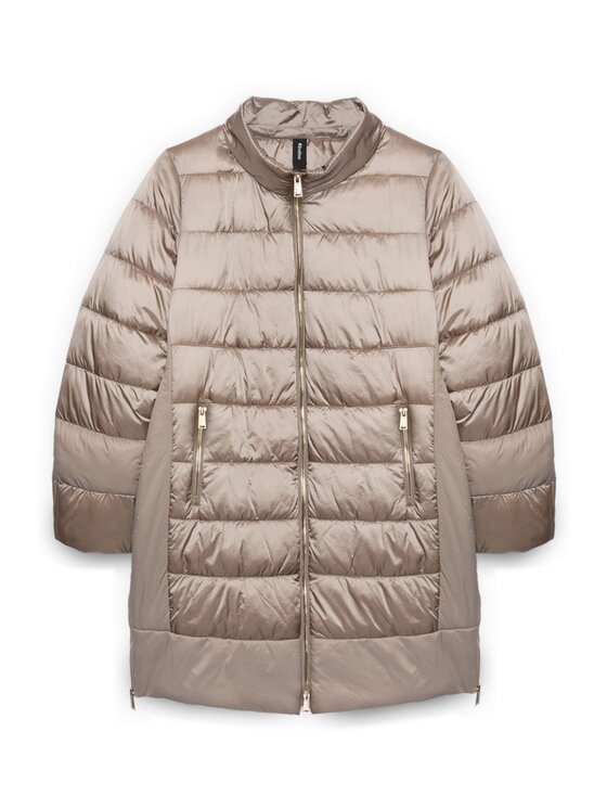 Fiorella Rubino Fiorella Rubino Giubbotto piumino F004T001421N002 Écru Regular Fit