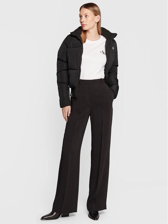 Pantaloni di tessuto Travel Crepe K20K204408 Nero