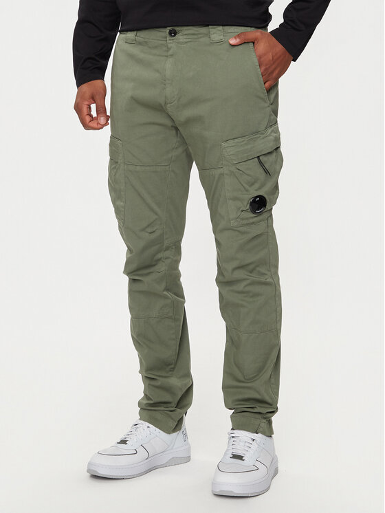C.P. Company Pantaloni di tessuto 16CMPA063A005694G Verde Slim Fit Modivo
