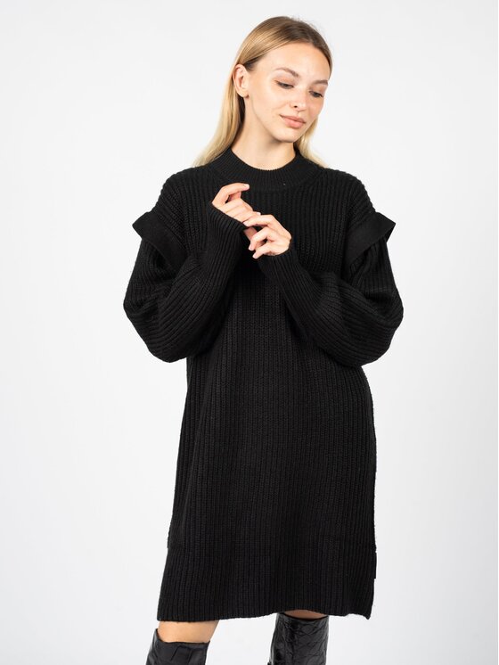 Silvian Heach Silvian Heach Sukienka codzienna PGA22120VE Czarny Regular Fit