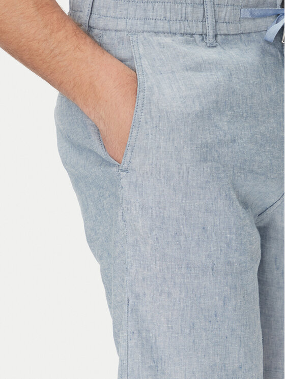 BOSS BOSS Bavlnené šortky 50536863 Modrá Tapered Fit