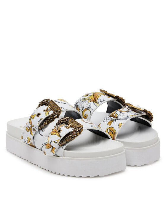 Versace Jeans Couture Versace Jeans Couture Klapki 78VA3SM1 ZS366 G03 Biały