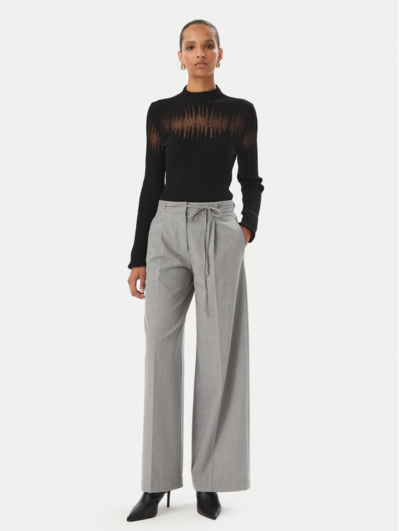 Rinascimento Rinascimento Blūze CFM0012380003 Melns Slim Fit