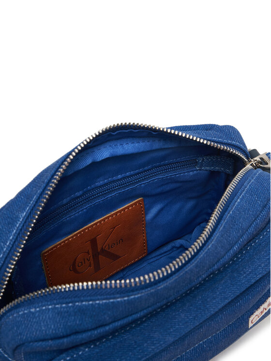 Calvin Klein Calvin Klein Saszetka Sleek Denim Utility Camera Bag LV04D3432G Niebieski