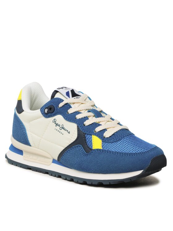 Pepe Jeans Pepe Jeans Sneakersy Brit Boy Heritage PBS30551 Modrá