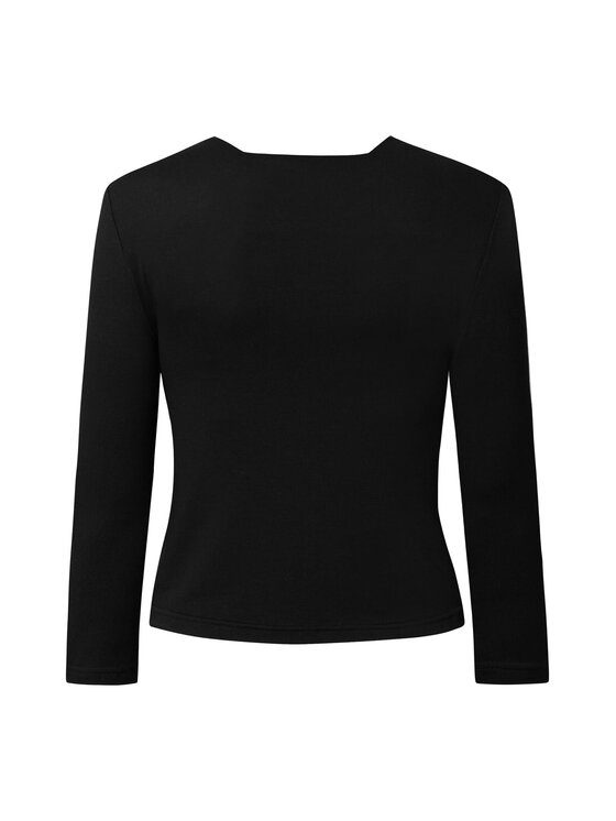 Me complete Me complete Bluzka Bluzka Czarny Slim Fit
