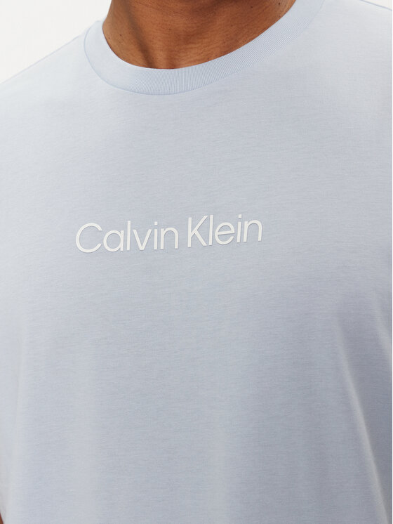 Calvin Klein Calvin Klein T-krekls Hero K10K111346 Gaiši zils Regular Fit