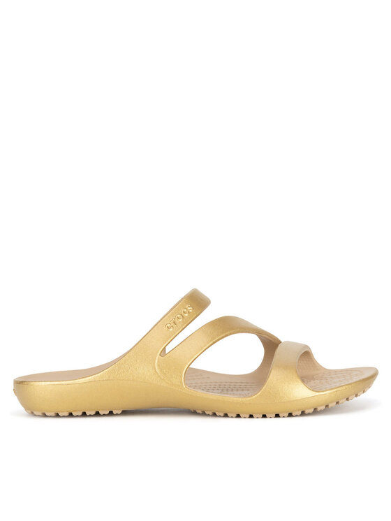 Şlapi Crocs KADEE II METALLIC SANDAL W 210147-710 Auriu