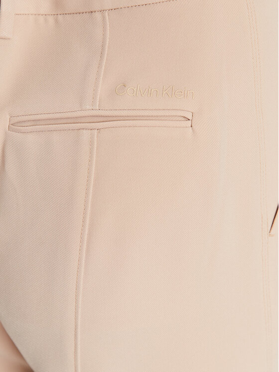 Calvin Klein Calvin Klein Spodnie materiałowe K20K205689 Beżowy Relaxed Fit