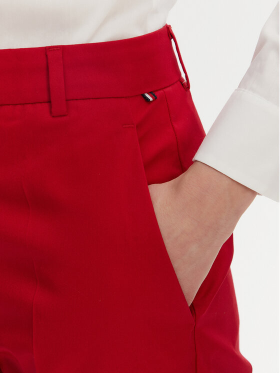 Tommy Hilfiger Tommy Hilfiger Chinos WW0WW40504 Piros Straight Fit