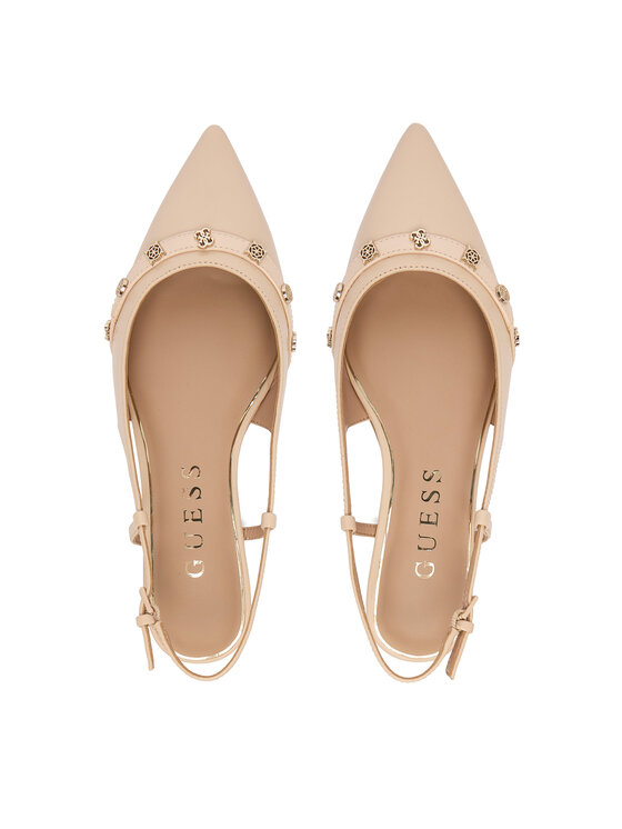 Guess Guess Baleriny FLPDOR LEA05 Beżowy