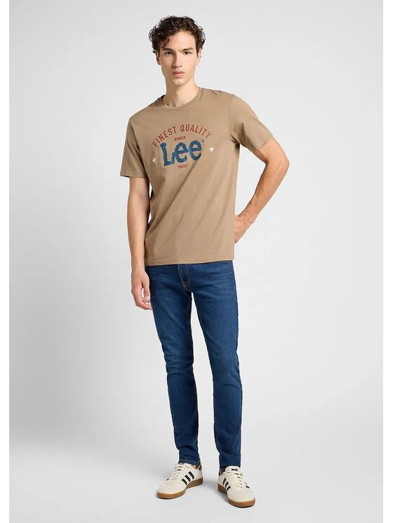 Lee Lee Jeansy LUKE Niebieski Slim Fit