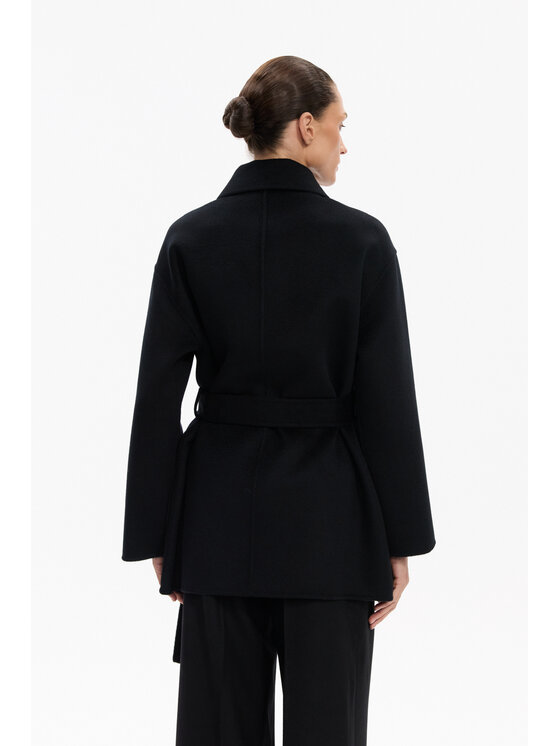 Deni Cler Milano Deni Cler Milano Kurtka przejściowa T-DC-9065-F5-90-90-1 Czarny Regular Fit