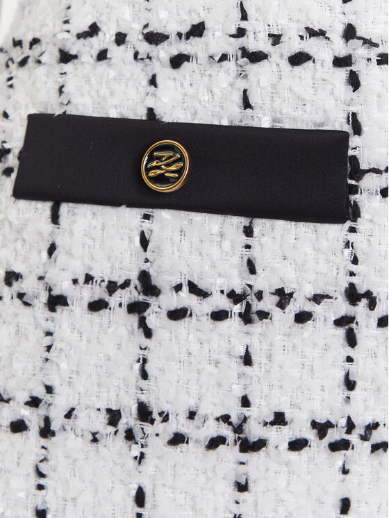 KARL LAGERFELD KARL LAGERFELD Spódnica mini A3W12019 Écru Regular Fit