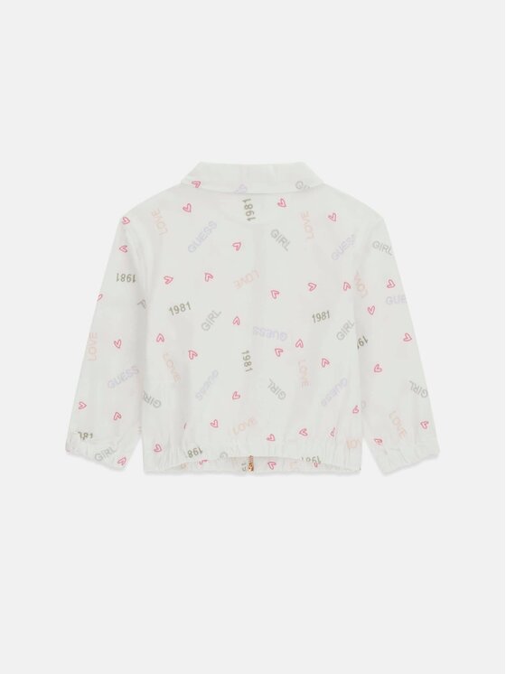 Guess Kids Guess Kids Kurtka przejściowa 182598 Biały Classic Fit